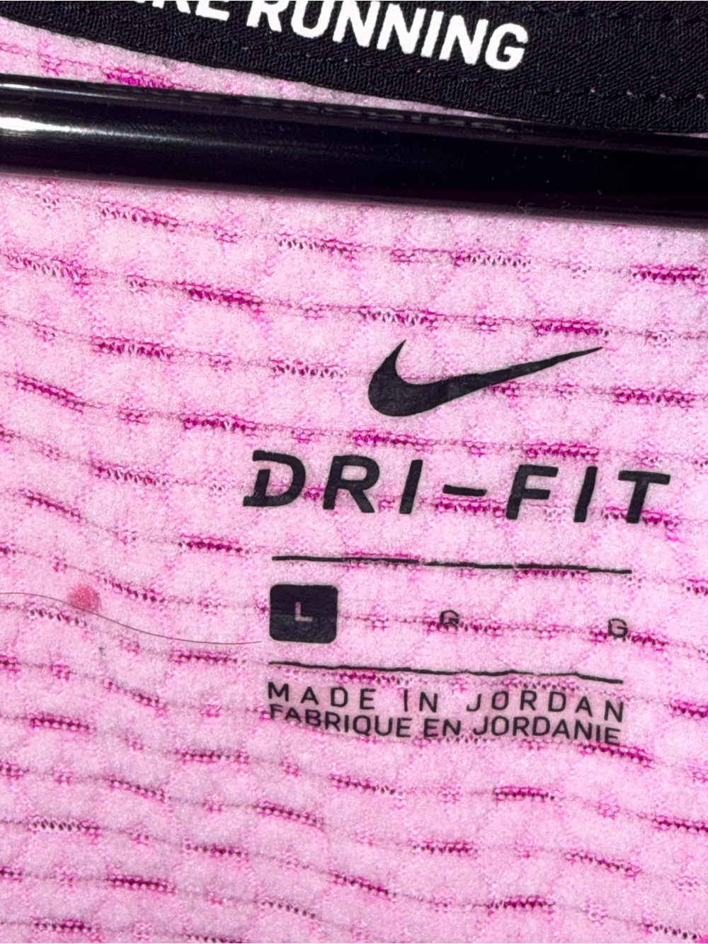 Nike Dri-FIT Running Pink Performance Top - Picture 4 of 10